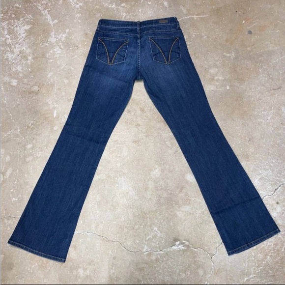 Kut from the Kloth Farrah Baby Bootcut Blue Jeans Size 4 Inseam 32 - Picture 3 of 10